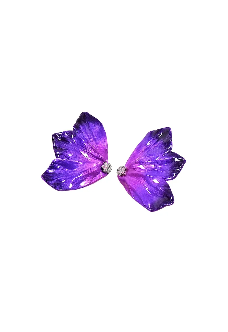 Cercei Mary, Negru/Violet/Argintiu