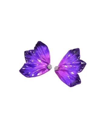 Cercei Mary, Negru/Violet/Argintiu