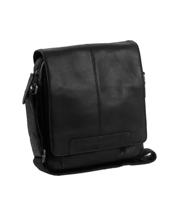 Geanta umar unisex piele naturala, 4.8 litri, Remy,, Negru