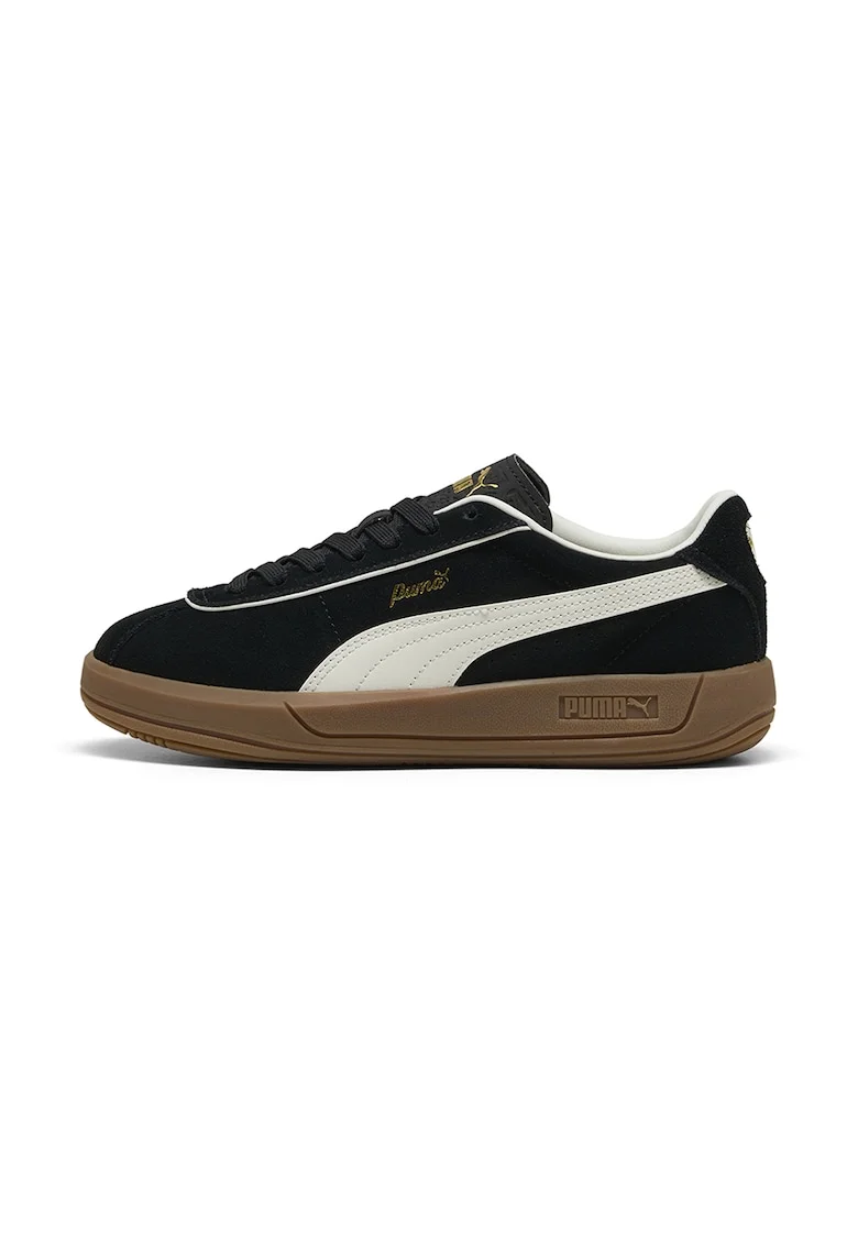 Pantofi sport cu detalii de piele intoarsa Palermo Moda, Negru/Crem