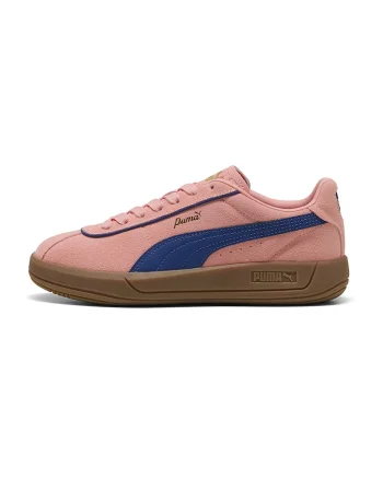 Pantofi sport cu detalii de piele intoarsa Palermo Moda, Rosu deschis/Albastru