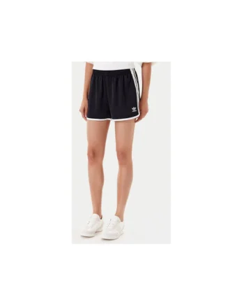 Pantaloni scurti de trening cu margini contrastante si logo