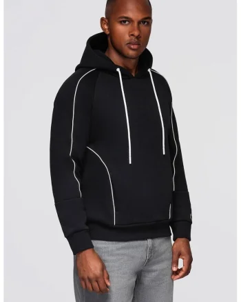 Hanorac cu maneci raglan, Negru