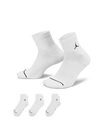 Sosete  Jordan, set de 3, poliester, negru, L