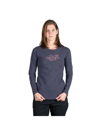 Tricou bumbac dama Iyana, Albastru inchis