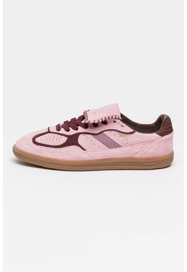 Pantofi sport Tb.490 Club low-cut de piele intoarsa, Roz pastel