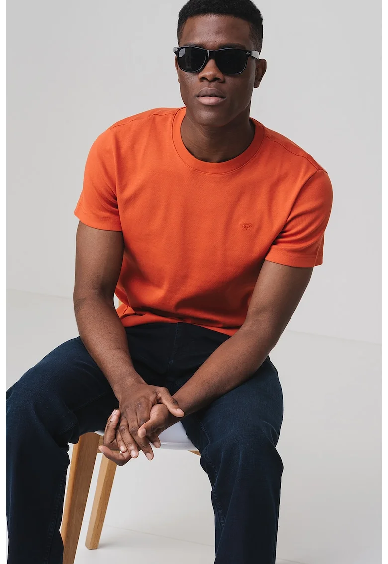 Tricou slim fit Allen, Portocaliu