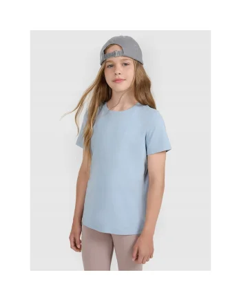 Tricou copii,  oversize, bumbac, albastru