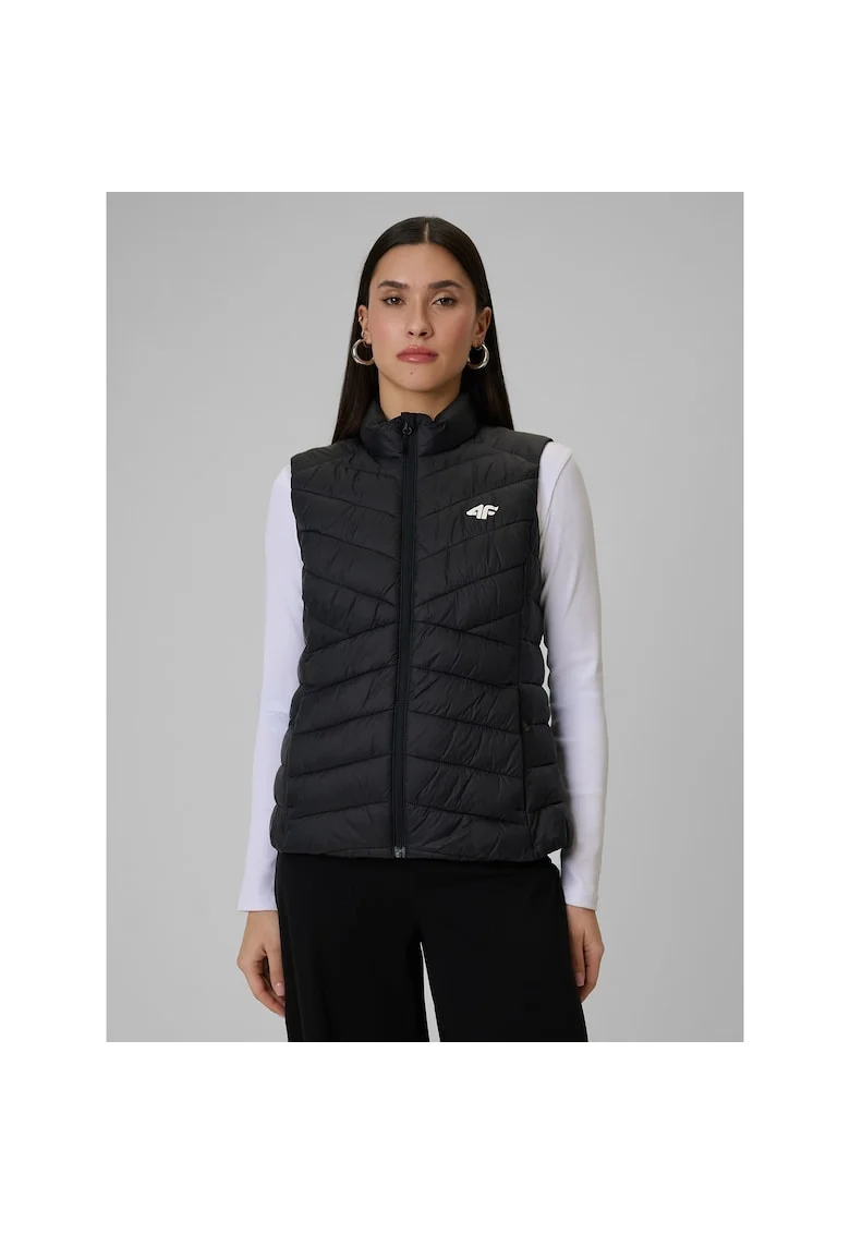 Vesta sport  dama, neagra, usoara, calduroasa, pentru primavara-vara