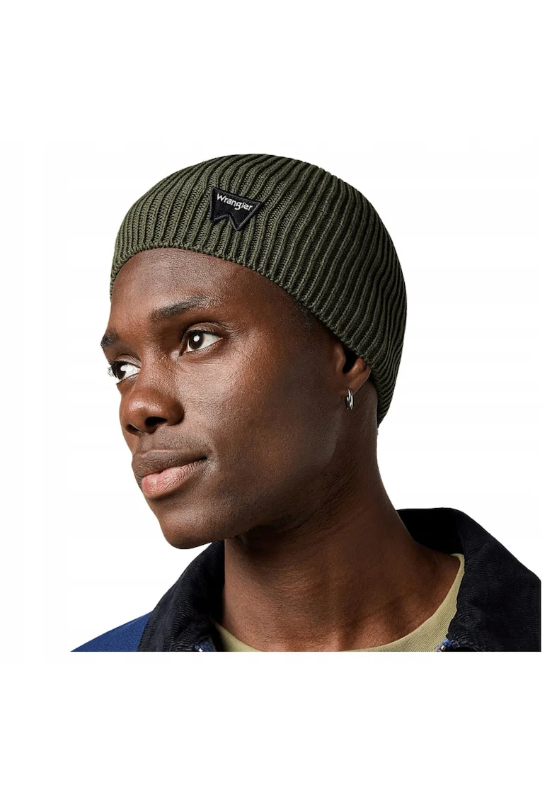 Caciula Barbati,  Easy Beanie, Regular Fit, Caldura Si Confortabila, Design Clasic, Cu Logo, Bumbac, One Size, Verde