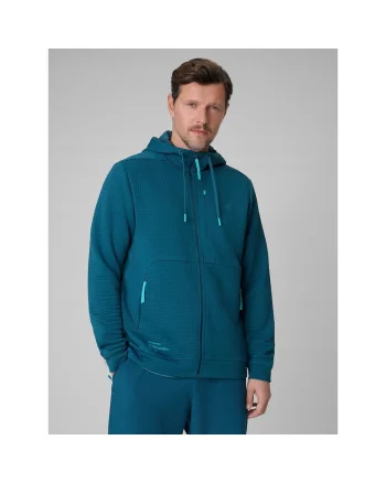 Hanorac sport barbati  bleumarin, tehnologie 4FDry, gluga reglabila