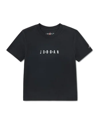 Tricou cu logo brodat, pentru baschet, Negru/Alb murdar