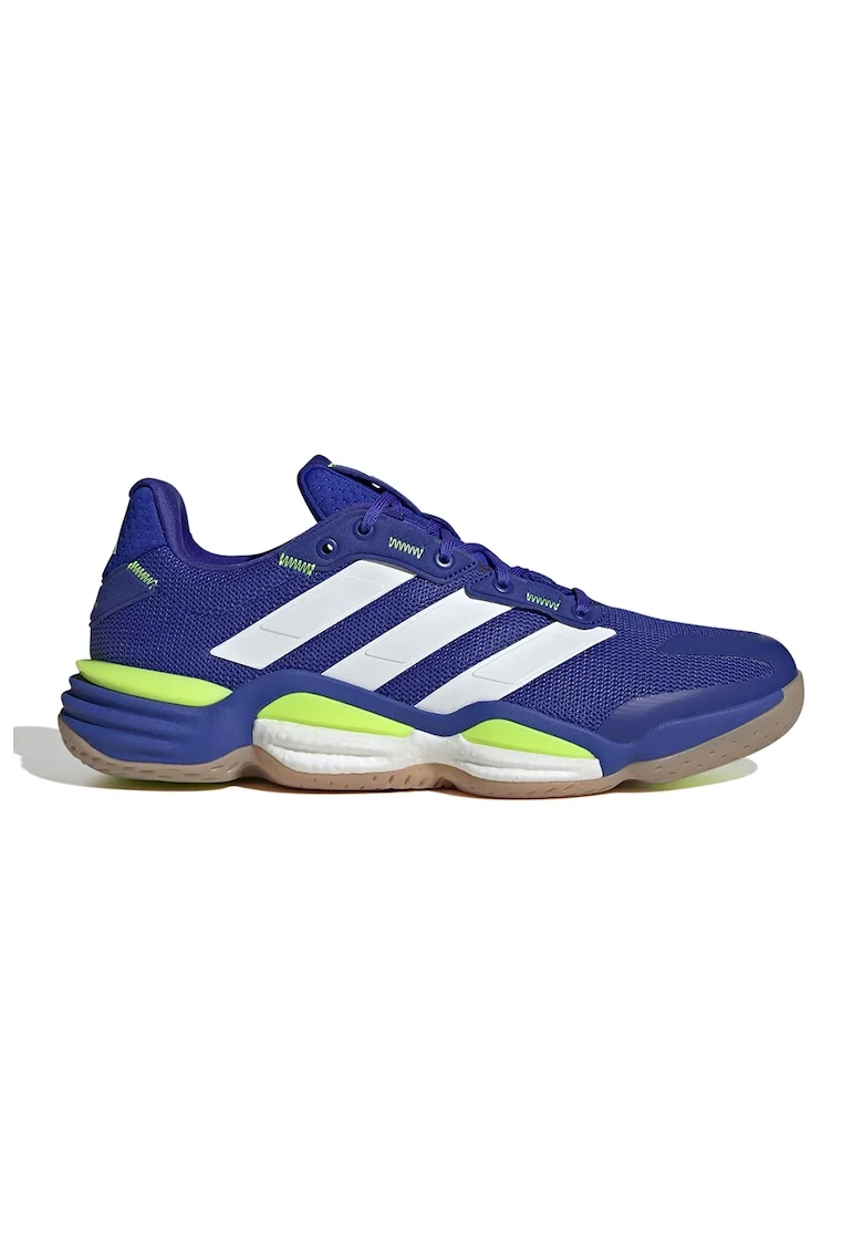 Pantofi Stabil 16 din plasa cu garnituri sintetice, Alb/Albastru royal/Verde lime