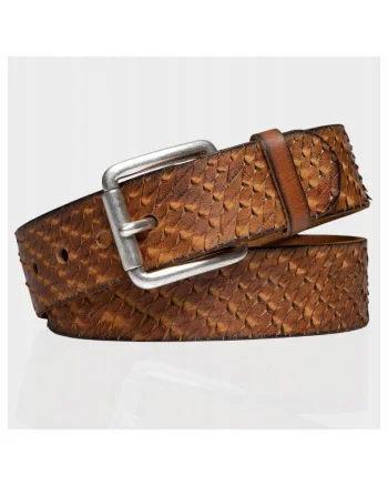 Curea barbati,  100% piele naturala, 85 Cm, maro