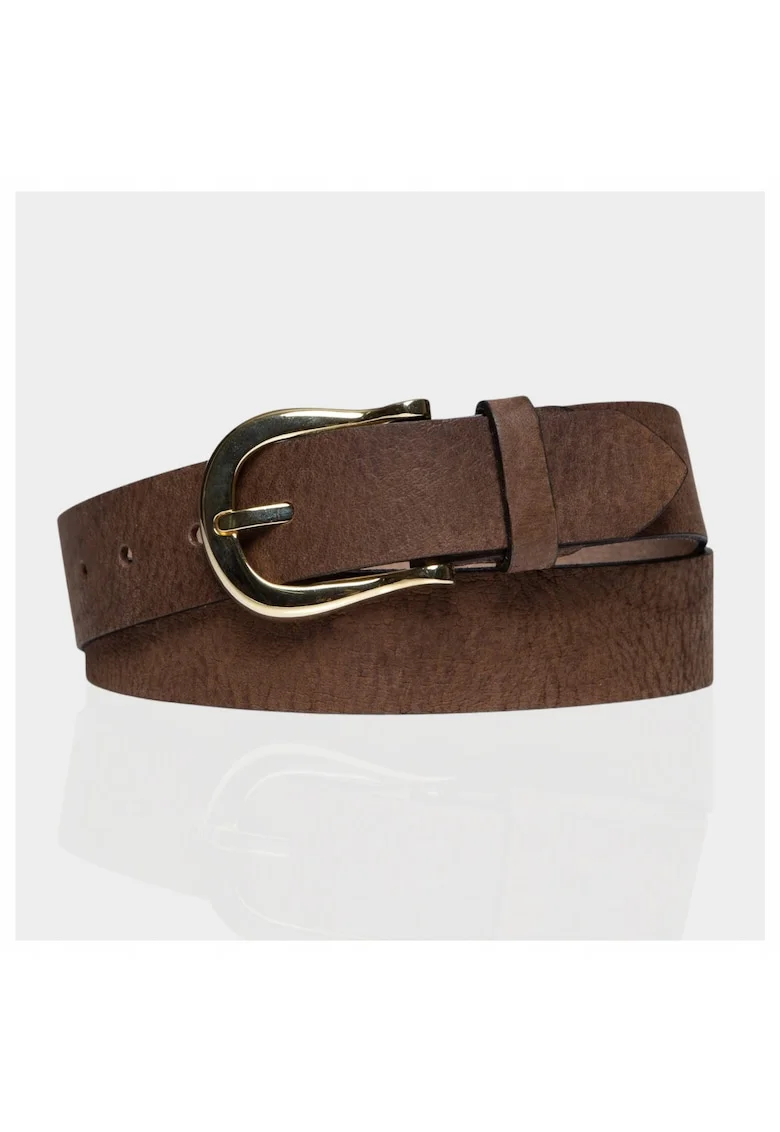 Curea barbati,  95 Cm, piele naturala, maro