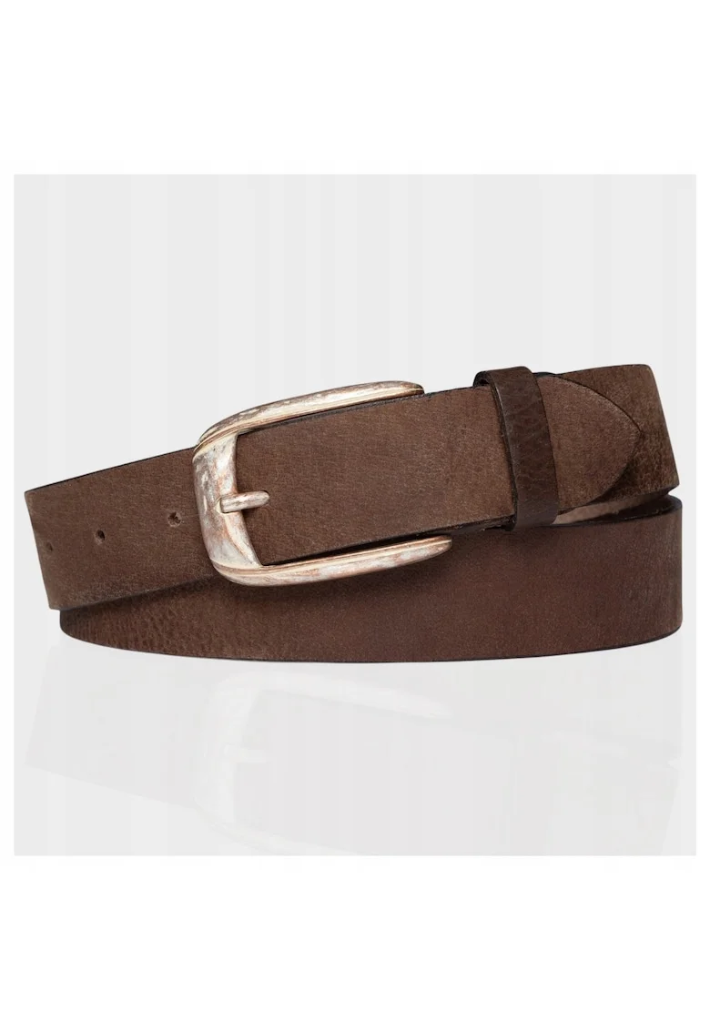 Curea barbati,  SOPO-MUS124, piele naturala, 105 Cm, maro
