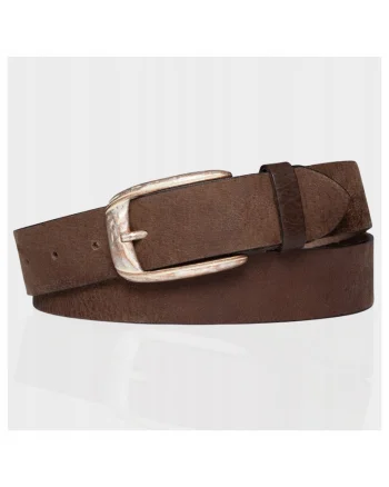 Curea barbati,  SOPO-MUS124, piele naturala, 105 Cm, maro