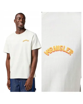 Tricou Barbati,  Graphic Tee, Regular Fit, Decolteu Rotund, Cu Logo, Design Clasic, Maneci Scurti, Bumbac, XL INTL, Alb