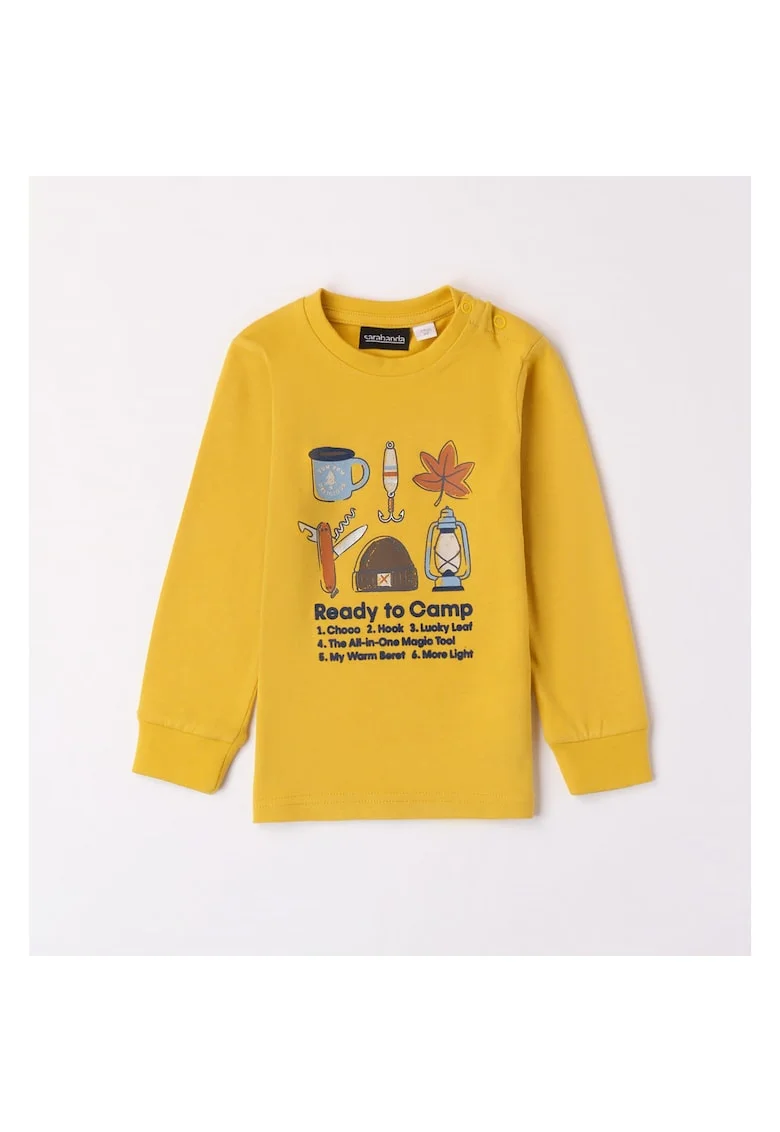 Bluza cu imprimeu pentru baieti,  0.7149, Galben/Multicolor