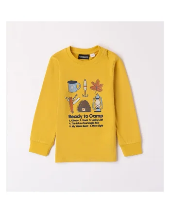 Bluza cu imprimeu pentru baieti,  0.7149, Galben/Multicolor