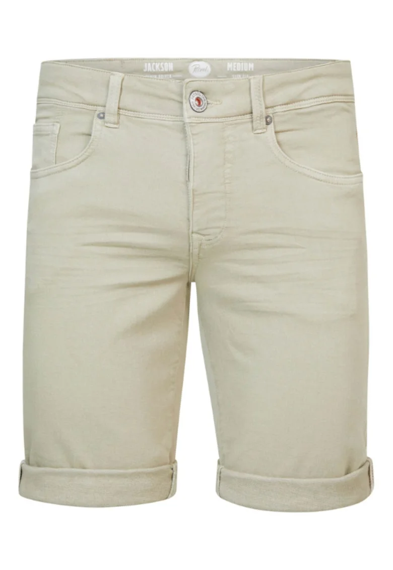 Pantaloni scurti din denim barbati,  302356973, Bumbac, Bej