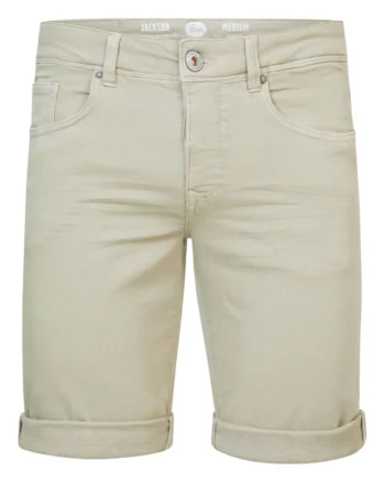 Pantaloni scurti din denim barbati,  302356973, Bumbac, Bej