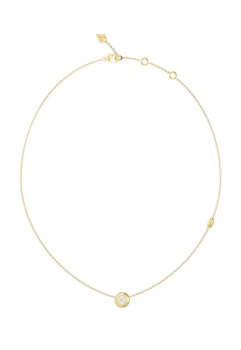 Colier cu zirconia, Auriu