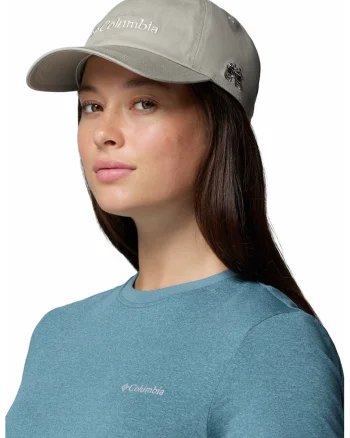 Sapca baseball unisex cu broderie logo pentru drumetii ProVisions, Gri deschis