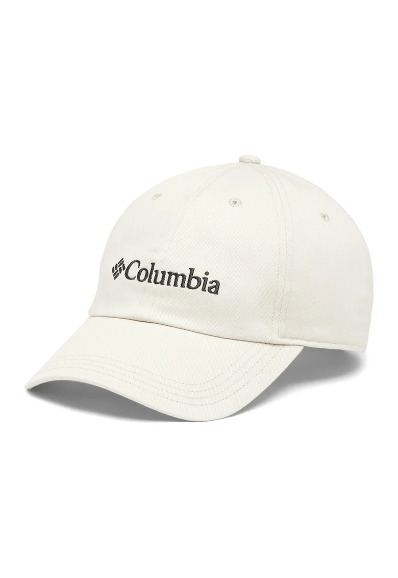 Sapca baseball unisex cu broderie logo pentru drumetii ProVisions, Alb fildes