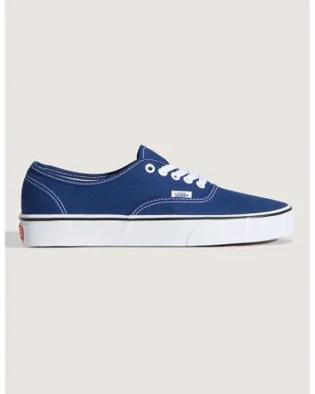 Tenisi canvas cu model unisex Authentic, Albastru inchis