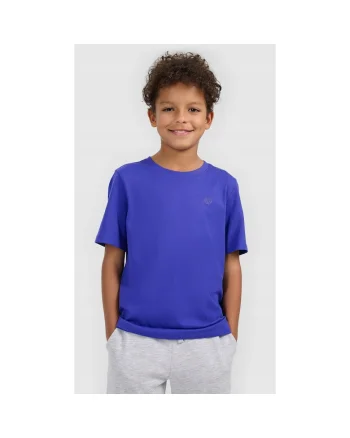 Tricou copii,  simplu, albastru, bumbac
