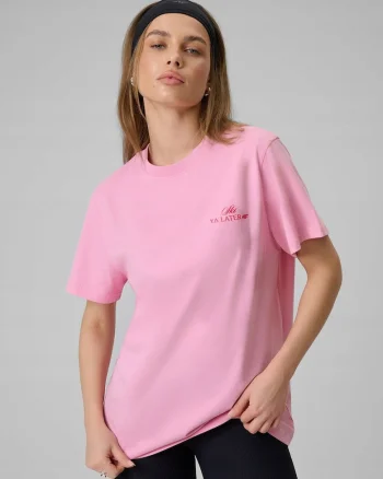 Tricou dama,  din bumbac roz