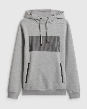 Hanorac barbati  model Dresing, gri, bumbac
