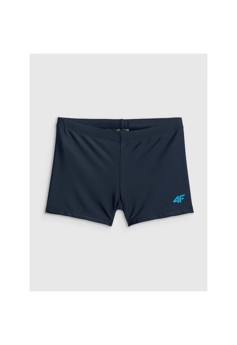Pantaloni de baie copii,  slim fit, material sintetic, pentru baieti, Bleumarin
