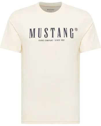 Tricou Barbati,  Style Austin, Regular Fit, Maneca Scurta, Decolteu Rotund, Cu Logo, Bumbac, Design Clasic, Alb, Alb
