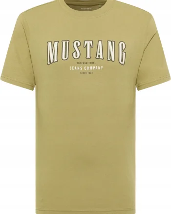 Tricou Barbati,  Style Austin, Regular Fit, Maneca Scurta, Decolteu Rotund, Cu Logo, Bumbac, Design Clasic, Verde