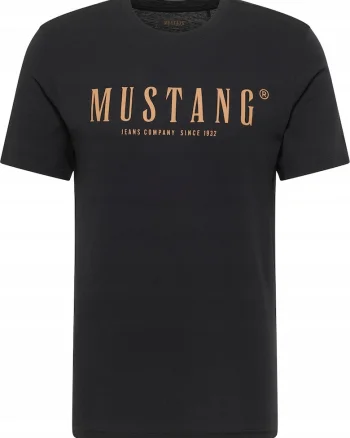 Tricou Barbati,  Style Austin, Regular Fit, Maneca Scurtdwqfa, Decolteu Rotund, Cu Logo, Bumbac, Design Clasic, Negru
