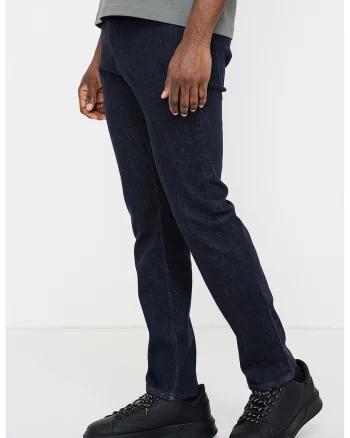 Blugi slim fit cu talie medie Delaware, Albastru ultramarin
