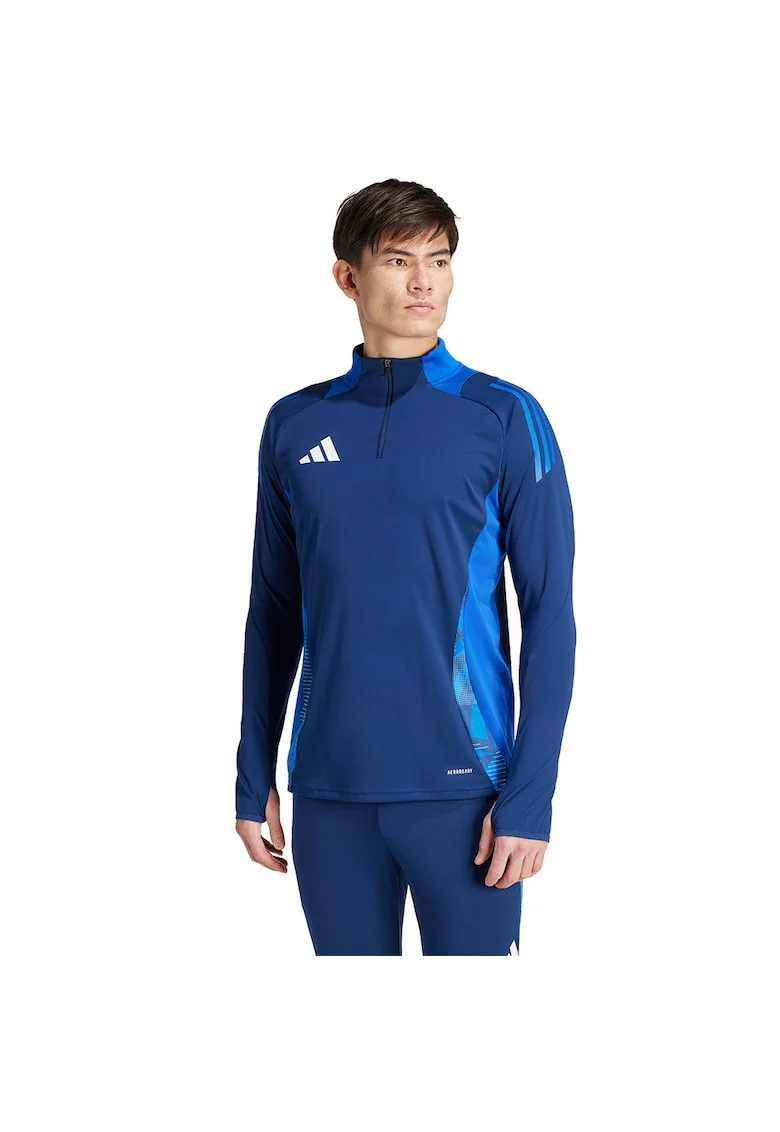 Bluza sport Tiro 24, material respirabil, Albastru