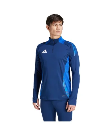 Bluza sport Tiro 24, material respirabil, Albastru