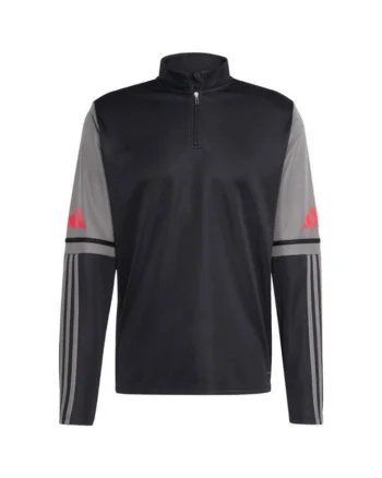 Bluza sport barbati,  Squadra 25, negru, material respirabil,