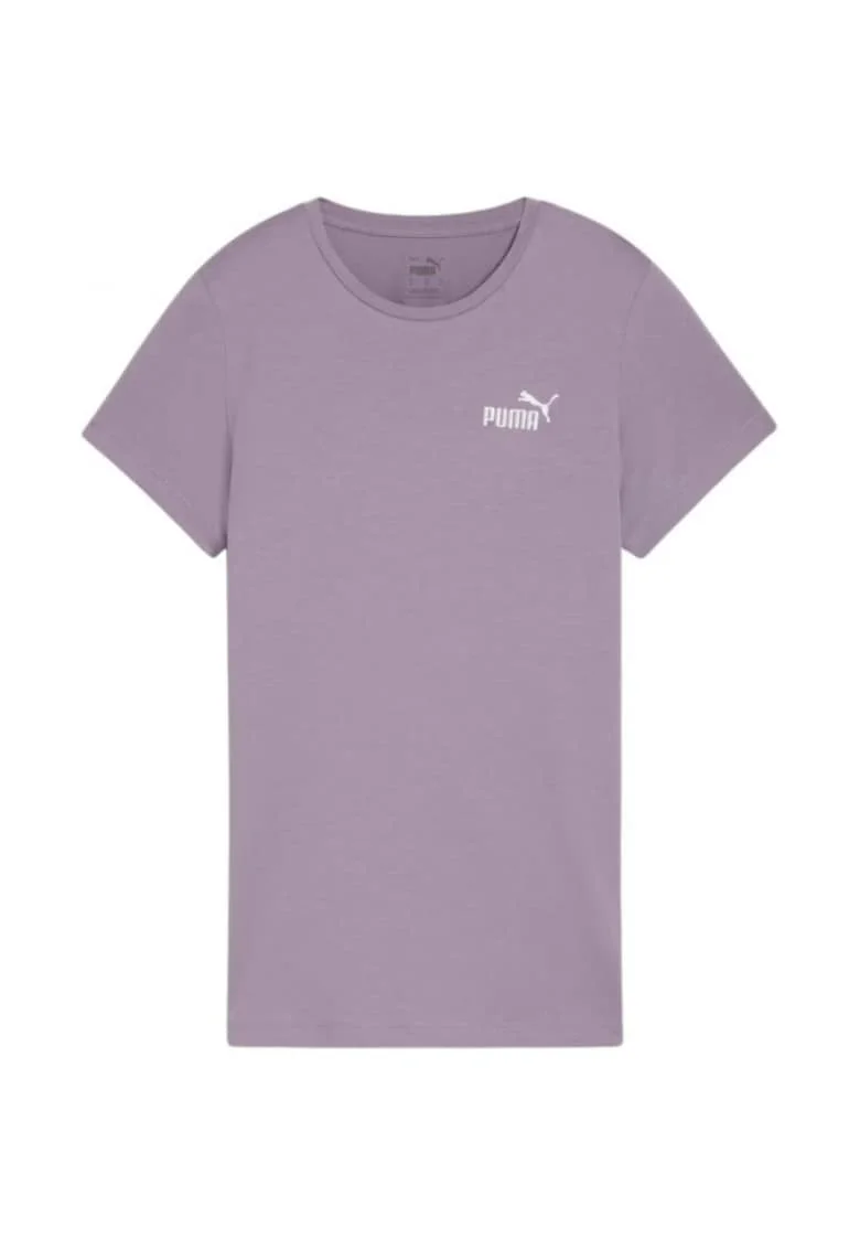 Tricou sport dama,  Ess + Broderie, mov, bumbac