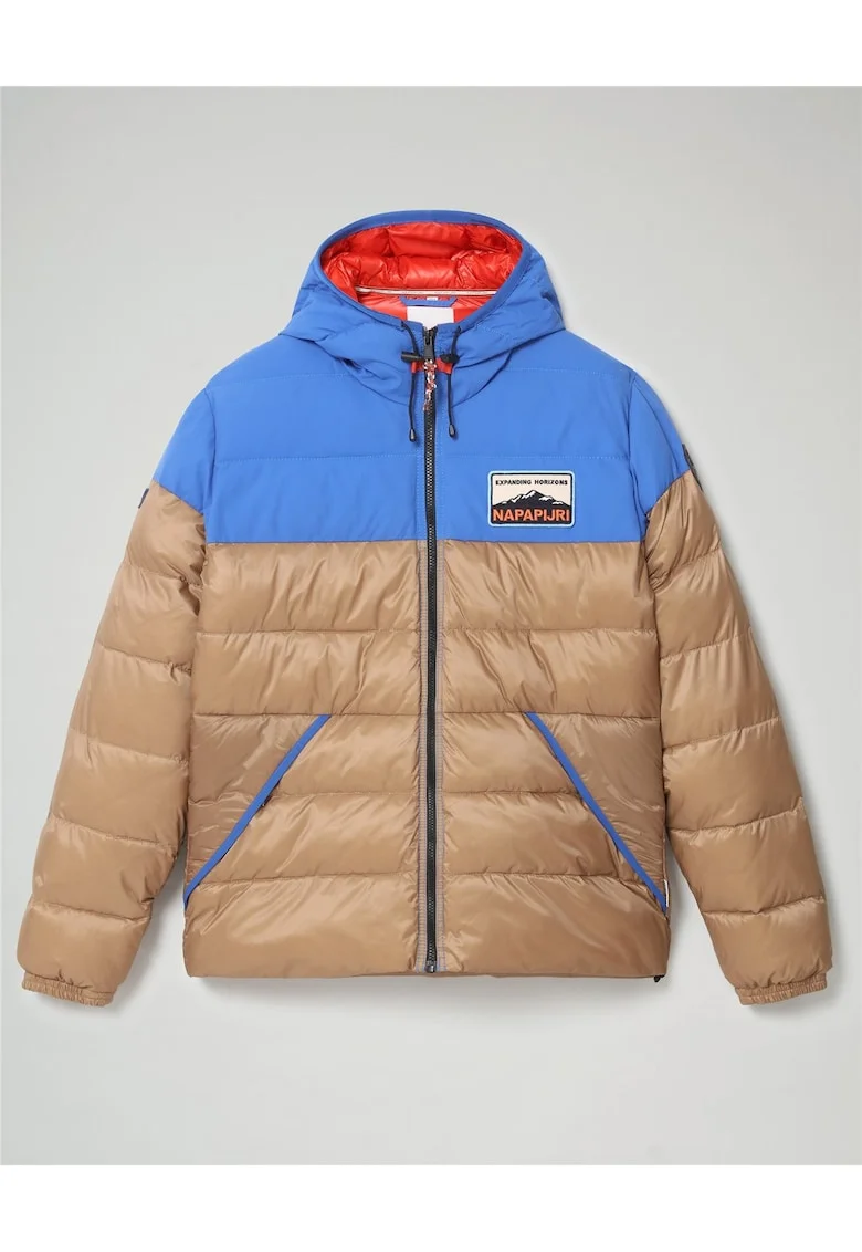 Geaca cu gluga color block Ater