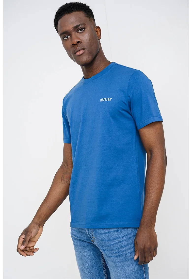 Tricou cu logo Austin, Albastru electric