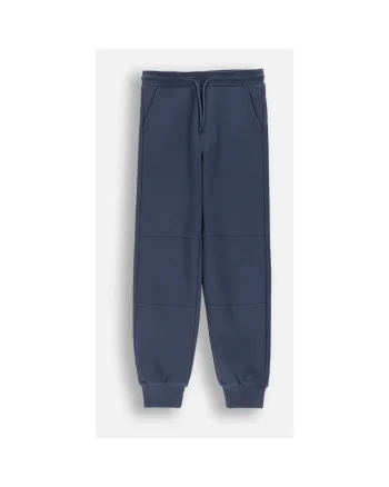 Pantaloni Trening  albastri, slim fit, 158cm
