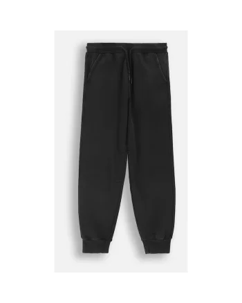 Pantaloni de Trening,  grafit, bumbac, talie normala,