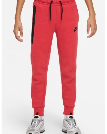 Pantaloni de trening cu talie ajustabila Sportswear Tech, Rosu/Negru