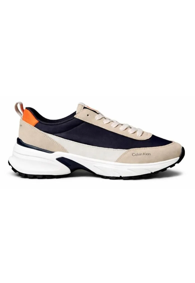 Pantofi sport barbati  HIKE RUNNER CASUAL NY-SU, Piele natudwqfwqrala, Multicolor, Multicolor
