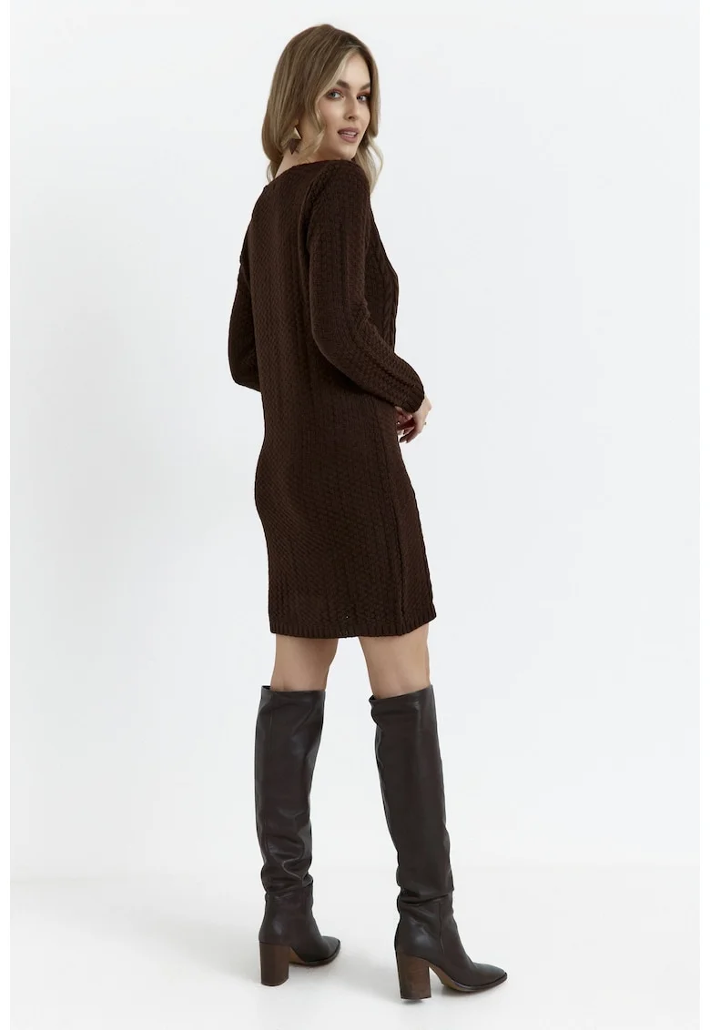 Rochie de dama,  M713, cu lungime pana la genunchi, Maro