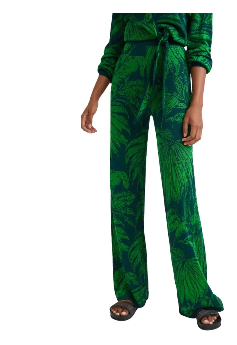 Pantaloni drepti cu talie elastica Danubio